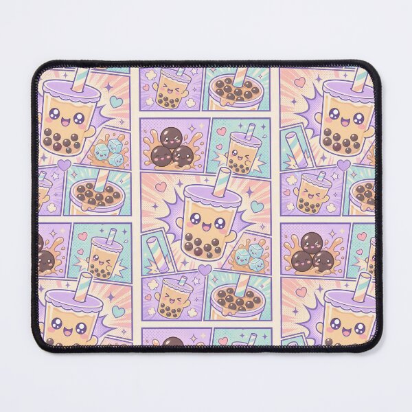 Item preview, Kawaii Boba Tea Pop Panels designed and sold by Gift Phrase Studio.