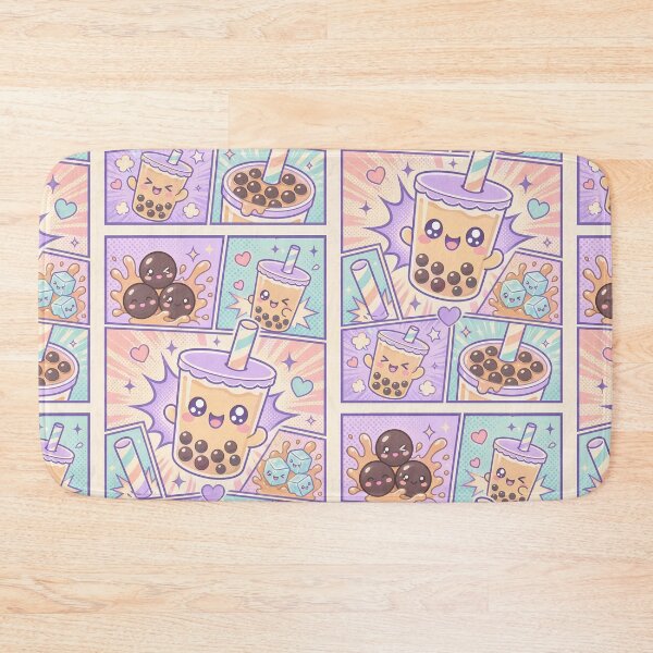 Item preview, Kawaii Boba Tea Pop Panels designed and sold by Gift Phrase Studio.