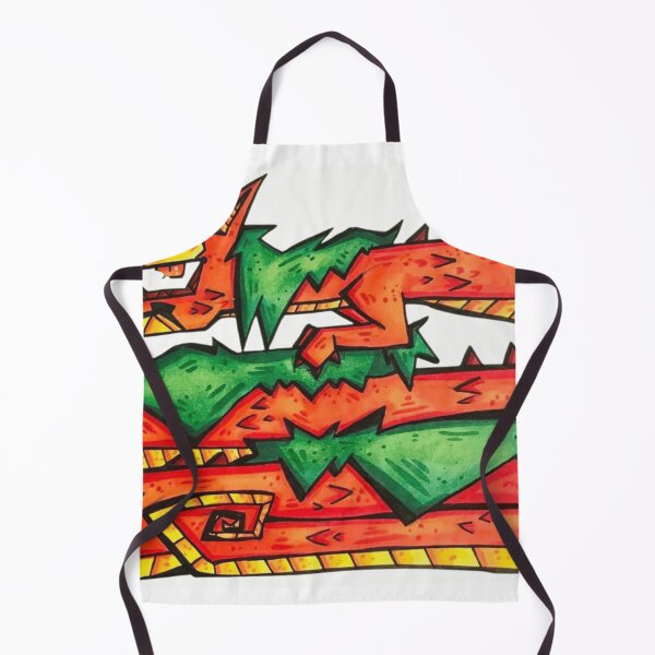 Item preview, Retro Geometric Dragon Fox Tribal Tattoo Streetwear designed and sold by Froggy-Jar.