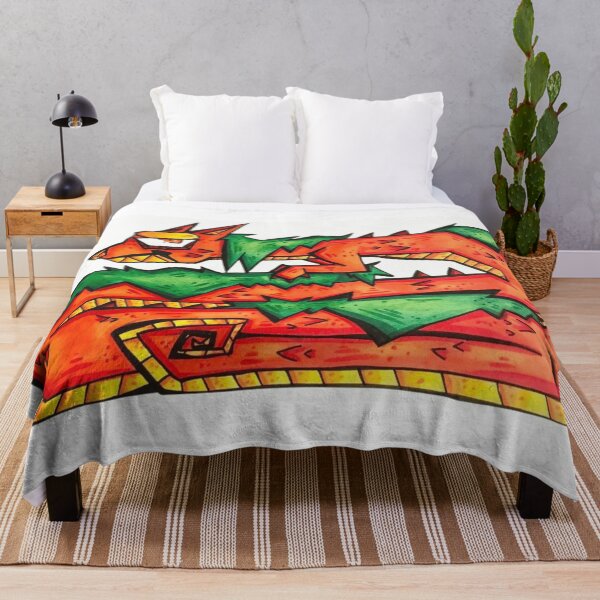 Item preview, Retro Geometric Dragon Fox Tribal Tattoo Streetwear designed and sold by Froggy-Jar.