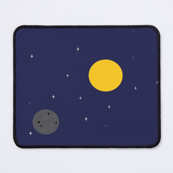 Item preview, Minimalist Space Wall Art — Sun Moon and Stars Navy Blue Print designed and sold by FavouredStudio.