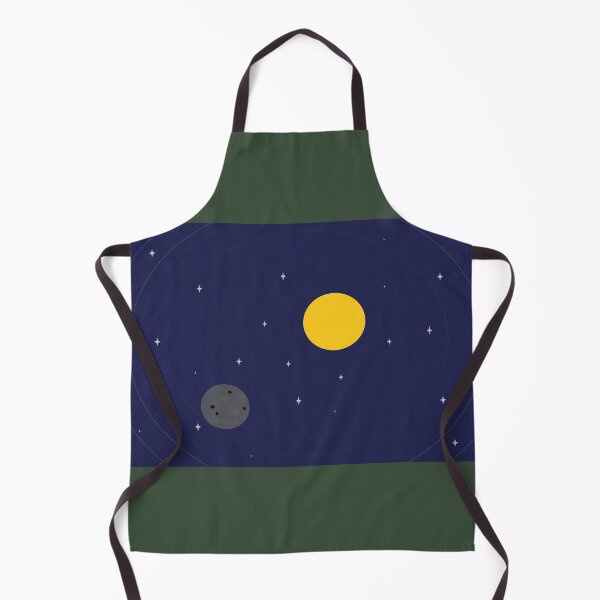 Item preview, Minimalist Space Wall Art — Sun Moon and Stars Navy Blue Print designed and sold by FavouredStudio.