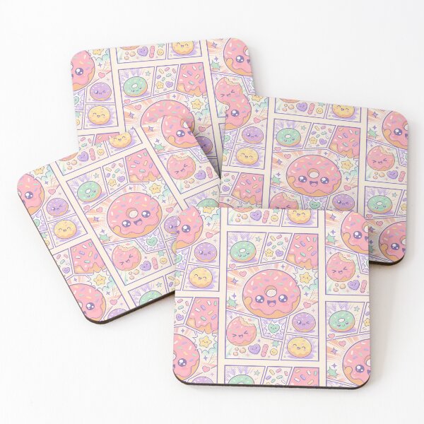 Item preview, Kawaii Donut Pop Panels designed and sold by Magmashup.