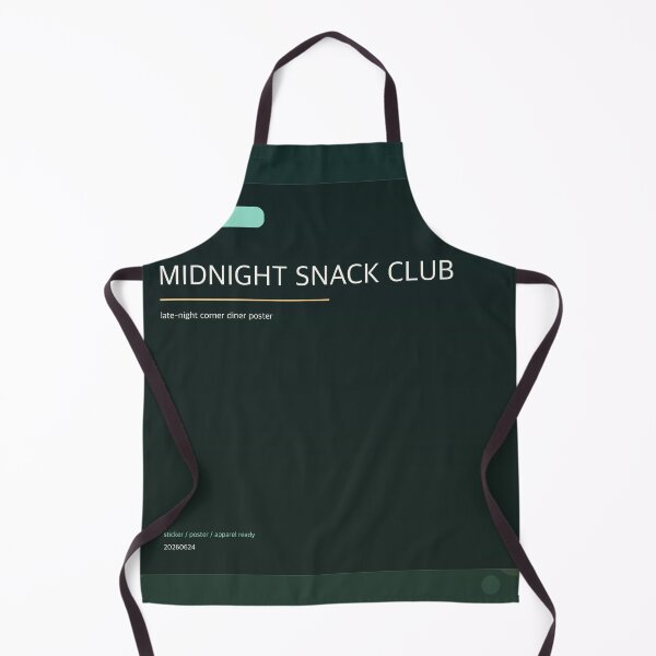 Item preview, Midnight Snack Club Minimal Typography Quote designed and sold by radou88.