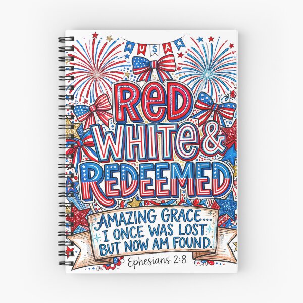 Item preview, Red White and Redeemed Fourth Of July  designed and sold by ashofthesouth.