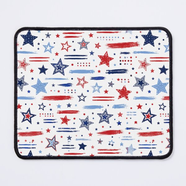 Item preview, Patriotic Star Brushstroke Pattern Phone Case For Mom | Americana Grunge Star Journal For Teachers | Red White And Blue Star Blanket For Grandma | Fourth Of July Star Tote Bag For Students designed and sold by VivaFy.