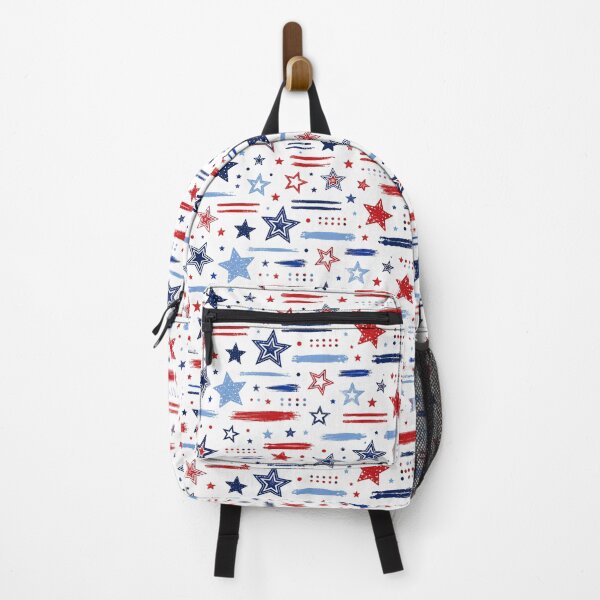 Item preview, Patriotic Star Brushstroke Pattern Phone Case For Mom | Americana Grunge Star Journal For Teachers | Red White And Blue Star Blanket For Grandma | Fourth Of July Star Tote Bag For Students designed and sold by VivaFy.