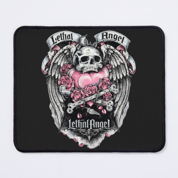 Item preview, Lethal Angel Gothic Skull & Roses Design designed and sold by INKRebelGraphic.