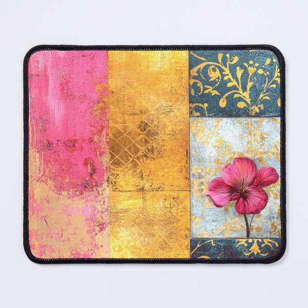 Item preview, Shabby Chic Pink, Golden, And Blue Digital Art designed and sold by DEC02.