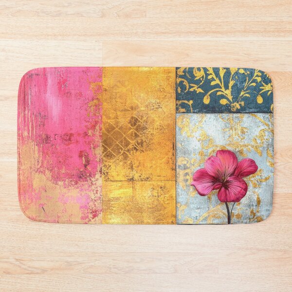 Item preview, Shabby Chic Pink, Golden, And Blue Digital Art designed and sold by DEC02.