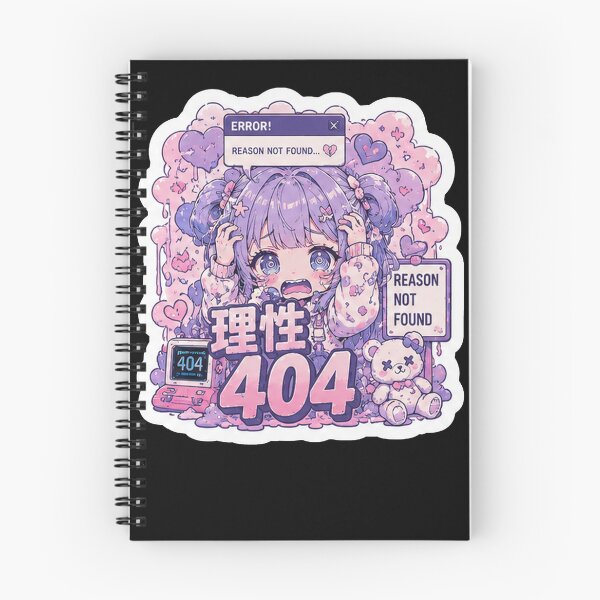 Item preview, Reason 404 (理性404) - Pastel Cyber Yami Kawaii Glitch Art designed and sold by Japan-kanji-ya.