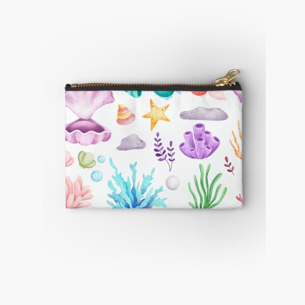 Item preview, Cute Watercolor Ocean Sea Life Clipart Sticker Sheet designed and sold by FestivityFinds.