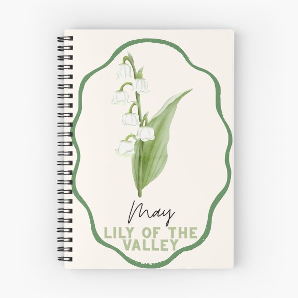 Item preview, May Lily of the Valley Birth Month Flower Watercolor Design designed and sold by Wanderlust Wayward.