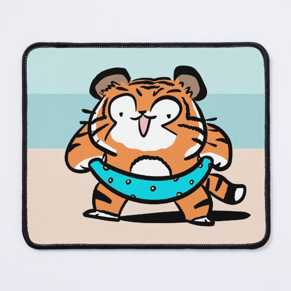 Item preview, Derpy Tiger Ready to Swim designed and sold by Eyes Full of Wonder.