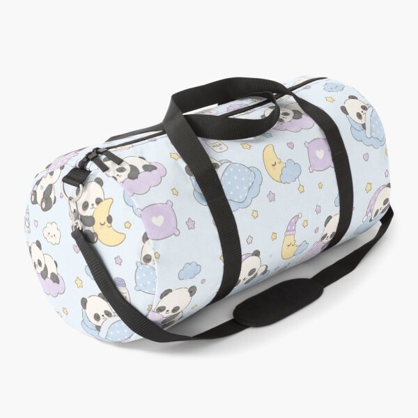 Item preview, Sleepy Panda Dream Clouds Kawaii Pattern designed and sold by Soft Berry Studio.