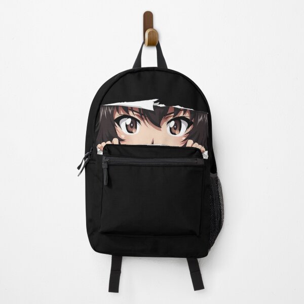 Item preview, Yukari Akiyama Girls Und Panzer Brown Eyes Peeker Torn Paper Close Up designed and sold by PMartistStudio.