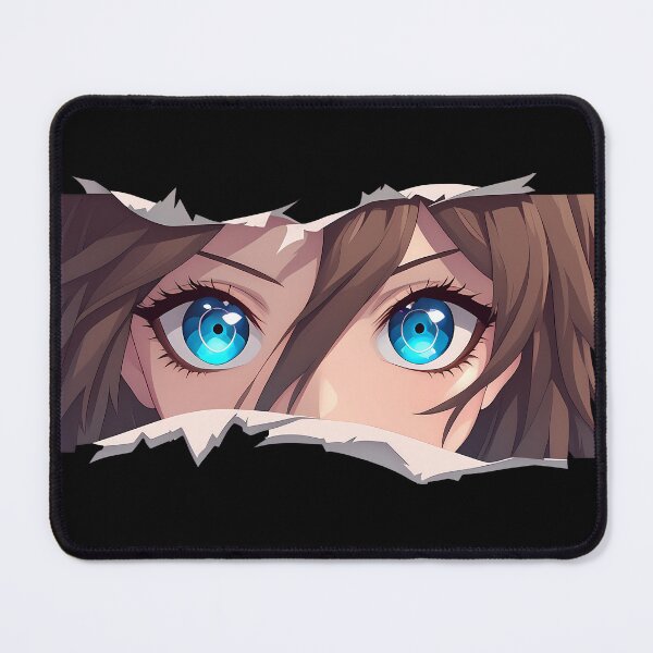 Item preview, Aoi Asahina Danganronpa Bright Blue Eyes Peeker Torn Paper designed and sold by PMartistStudio.