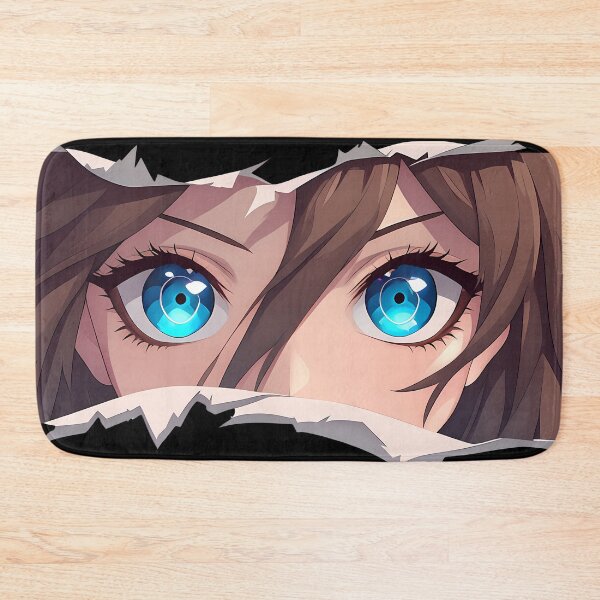 Item preview, Aoi Asahina Danganronpa Bright Blue Eyes Peeker Torn Paper designed and sold by PMartistStudio.
