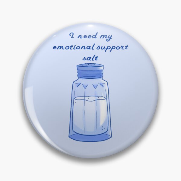 Item preview, Emotional Support Salt designed and sold by Mystic Plumaria.