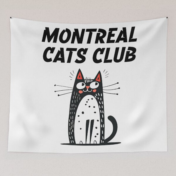 Item preview, MONTREAL CATS CLUB designed and sold by Zen Watercooler.