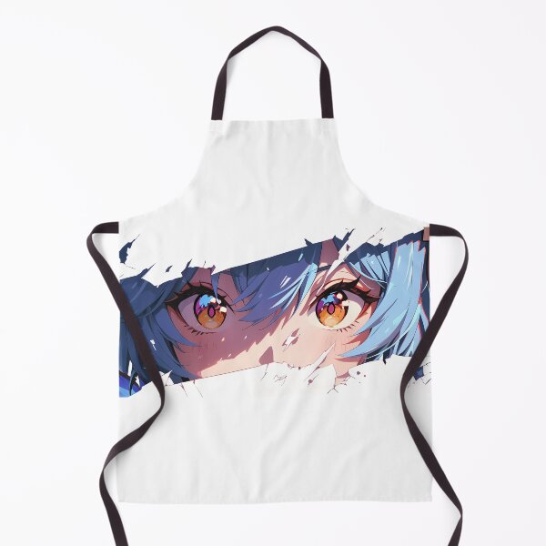 Item preview, Eula Genshin Impact Intense Gaze Torn Paper Eyes Closeup designed and sold by PMartistStudio.