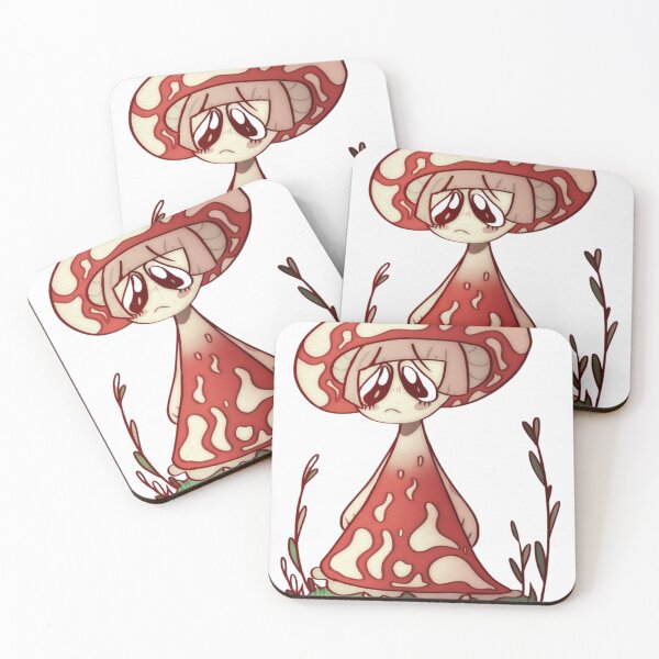 Item preview, Sad Mushroom Girl Cottagegoth Cute Goblincore designed and sold by Froggy-Jar.
