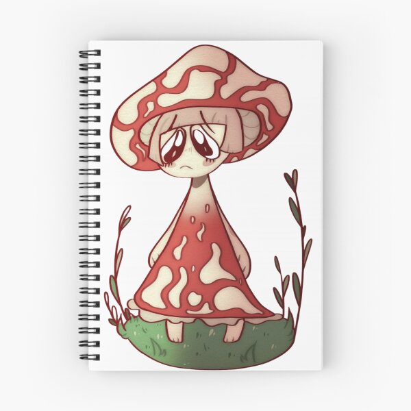 Item preview, Sad Mushroom Girl Cottagegoth Cute Goblincore designed and sold by Froggy-Jar.