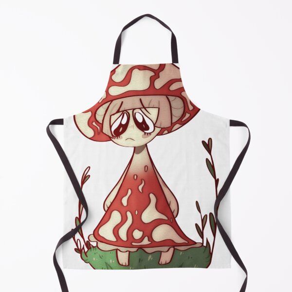 Item preview, Sad Mushroom Girl Cottagegoth Cute Goblincore designed and sold by Froggy-Jar.