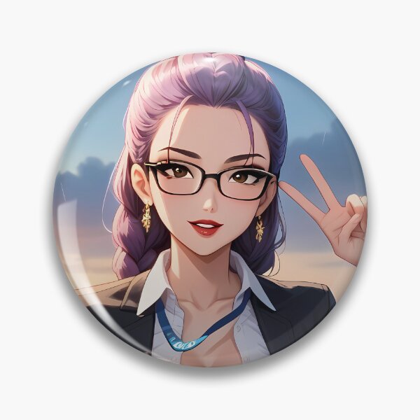 Item preview, Rumi KPop Demon Hunters Peace Sign Rainy Sunset Anime Girl designed and sold by riadjamai.