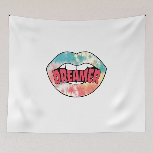 Item preview, Dreamer Tie Dye Lips Retro Aesthetic Design designed and sold by The secret storage room.