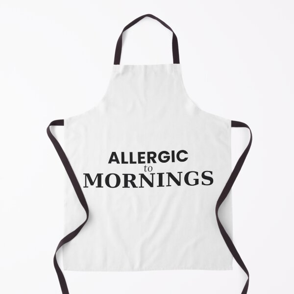 Item preview, Allergic To Mornings Funny Sleepy Tee designed and sold by 7Four1 Designs.