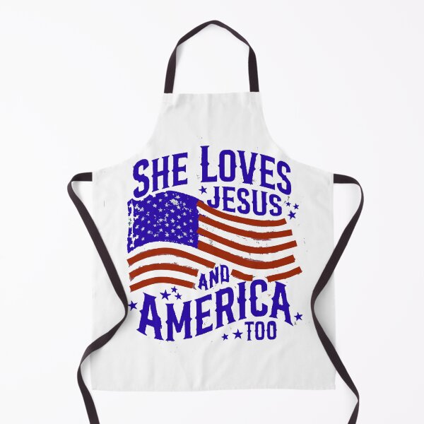 Item preview, She loves Jesus and America Too designed and sold by SwampfoxDesign.