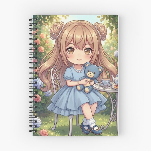 Item preview, Elegant Tea Party Chibi designed and sold by Azurart2.
