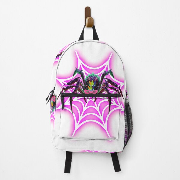 Item preview, Masquerade Spider on Neon Pink Web - Funny Halloween Carnival Spider Design designed and sold by VibranPalette.