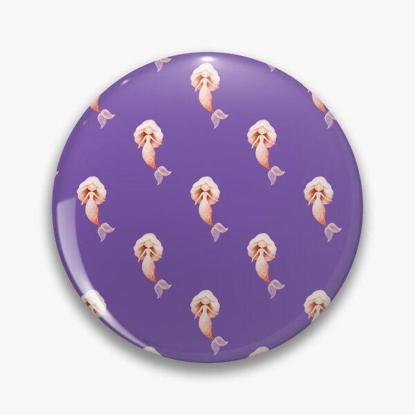 Item preview, Cute Coral Pink Mermaid Purple Seamless Pattern designed and sold by FestivityFinds.