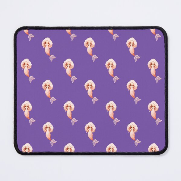 Item preview, Cute Coral Pink Mermaid Purple Seamless Pattern designed and sold by FestivityFinds.