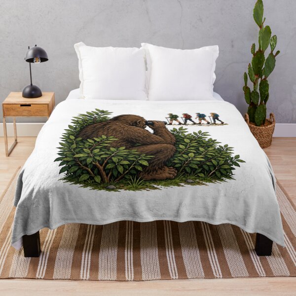 Item preview, Bigfoot Watching Hikers Woodland Cryptid Humor designed and sold by Artmares.