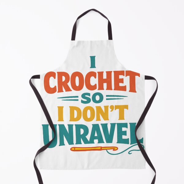 Item preview, I Crochet So I Don't Unravel Funny Yarn Pun designed and sold by eignvalue.