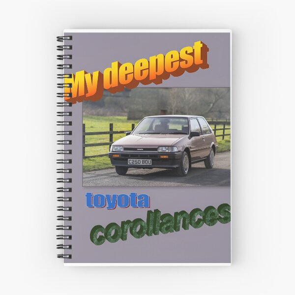Item preview, My Deepest Toyota Corollances designed and sold by Lovely Memetics.