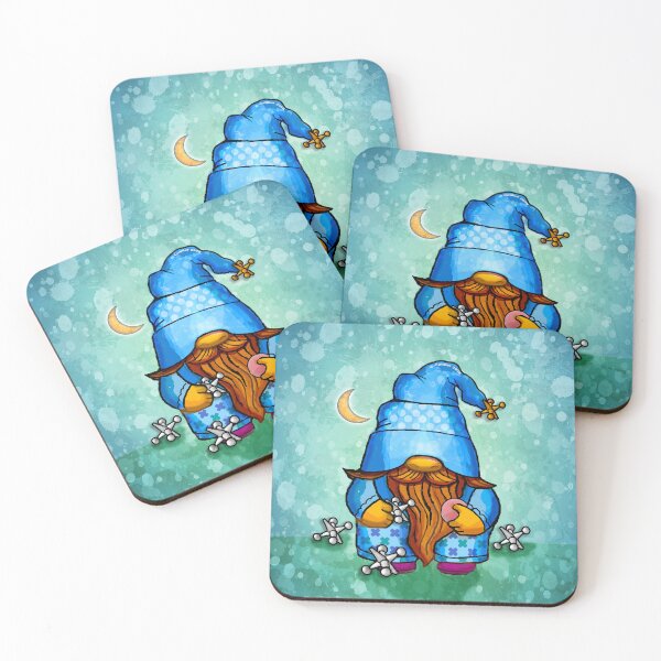 Item preview, Gnome Playing Jacks designed and sold by artmuvz.
