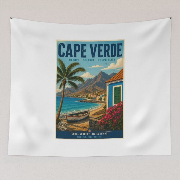 Item preview, Cape Verde Island Escape – Tropical Ocean Travel Poster designed and sold by ElartedeNoel.