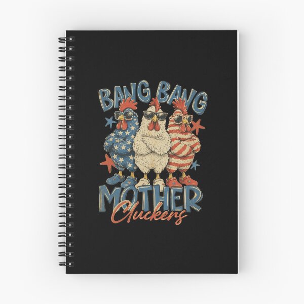 Item preview, Bang Bang Mother Cluckers Patriotic Chicken 4th of July designed and sold by cass-vale-lab.
