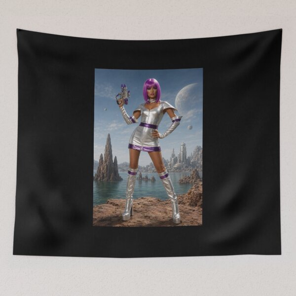 Item preview, Retro Sci-Fi Girl #2 designed and sold by Moviebuff91.