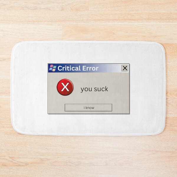 Item preview, You Suck I Know Retro Computer Error designed and sold by Odd Crafte.