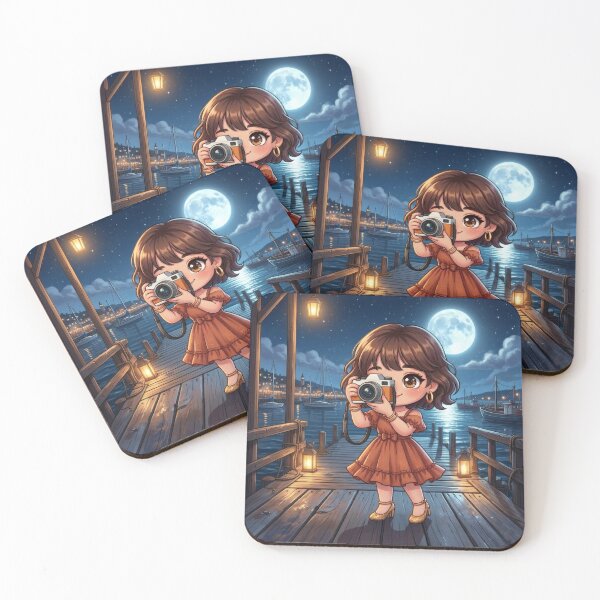 Item preview, Cute Harbor Photography Night Scene designed and sold by Azurart2.