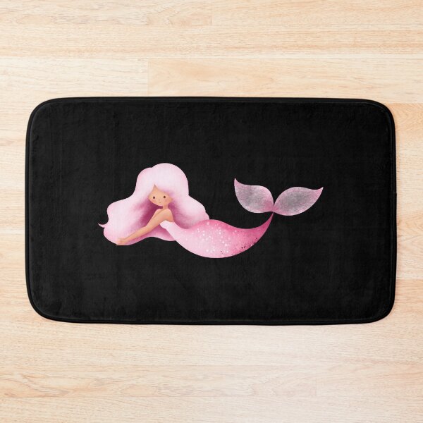 Item preview, Cute Pink Watercolor Mermaid Sticker | Kawaii Mermaid Fantasy Art designed and sold by FestivityFinds.