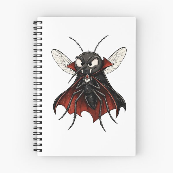 Item preview, Vampire Mosquito Gothic Bug Dark Cartoon designed and sold by Artmares.