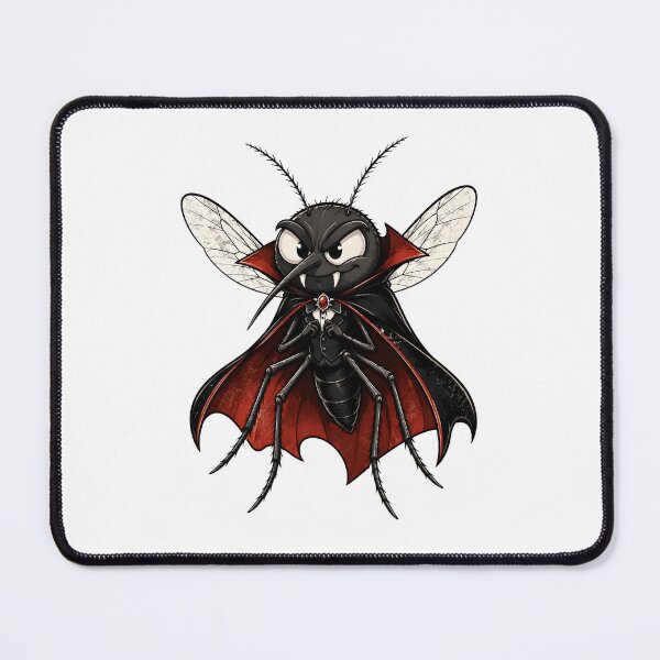 Item preview, Vampire Mosquito Gothic Bug Dark Cartoon designed and sold by Artmares.