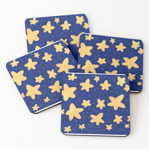 Item preview, Twirly stars in night sky (simone) designed and sold by Tiny-Sugar-Dove.