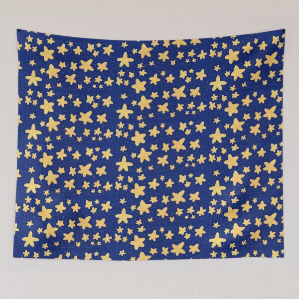 Item preview, Twirly stars in night sky (simone) designed and sold by Tiny-Sugar-Dove.